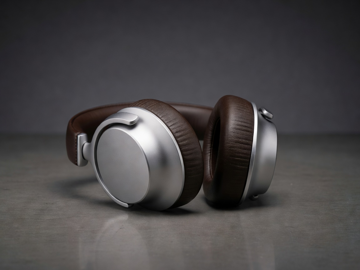 Focal Bathys audiophiler Wireless-Kopfhörer mit Lederdetails im Tonstudio